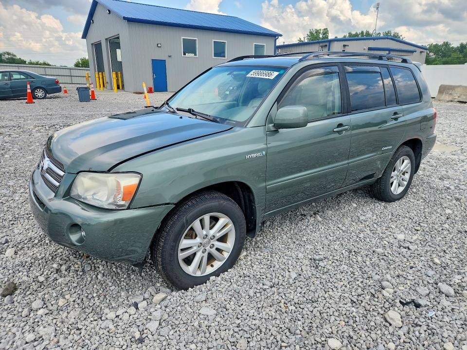 2007 Toyota Highlander VIN JTEDW21A070021293 COPART salvage auction — FRONT END, OH - CERT OF TITLE-SALVAGE, sold $475 on 2026-07-28 (photo 1)