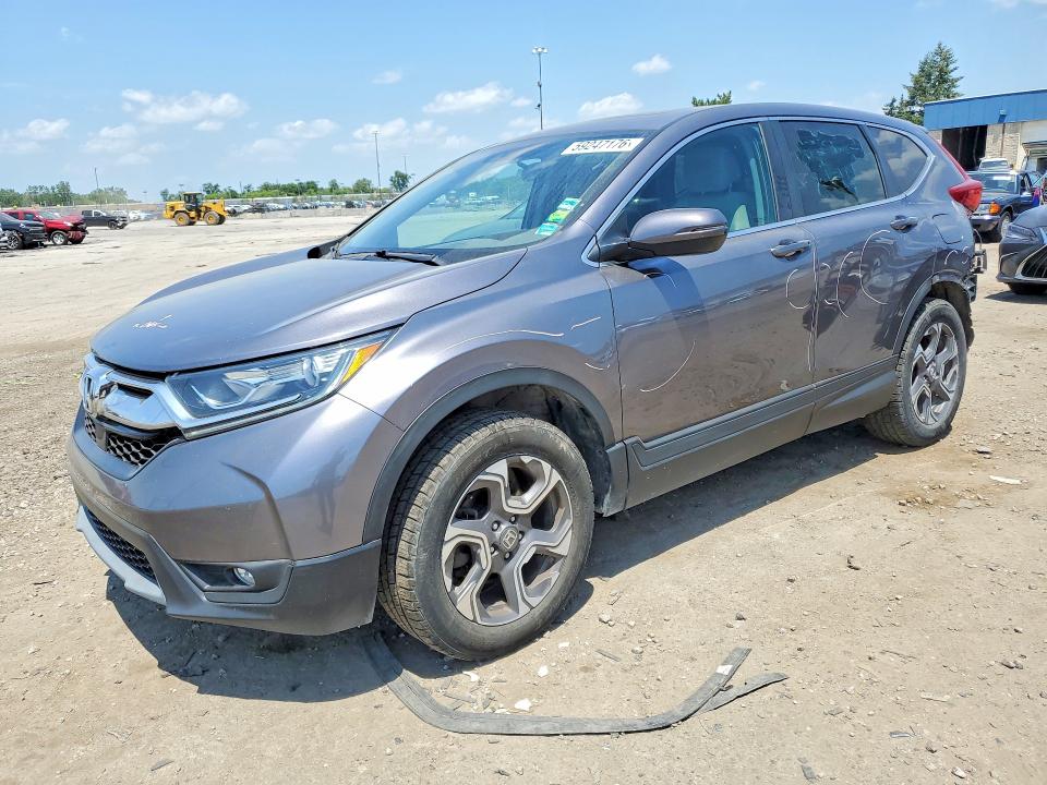 2018 Honda Cr-v VIN 7FARW2H5XJE074843 COPART salvage auction — REAR END, Mi - Certificate Of Title, sold $5,300 on 2026-07-28 (photo 1)