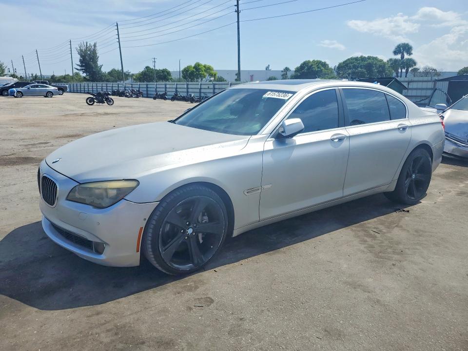 2009 BMW 7 series VIN WBAKB83569CY57182 COPART salvage auction — MECHANICAL, Fl - Certificate Of Title, sold $400 on 2026-07-20 (photo 1)