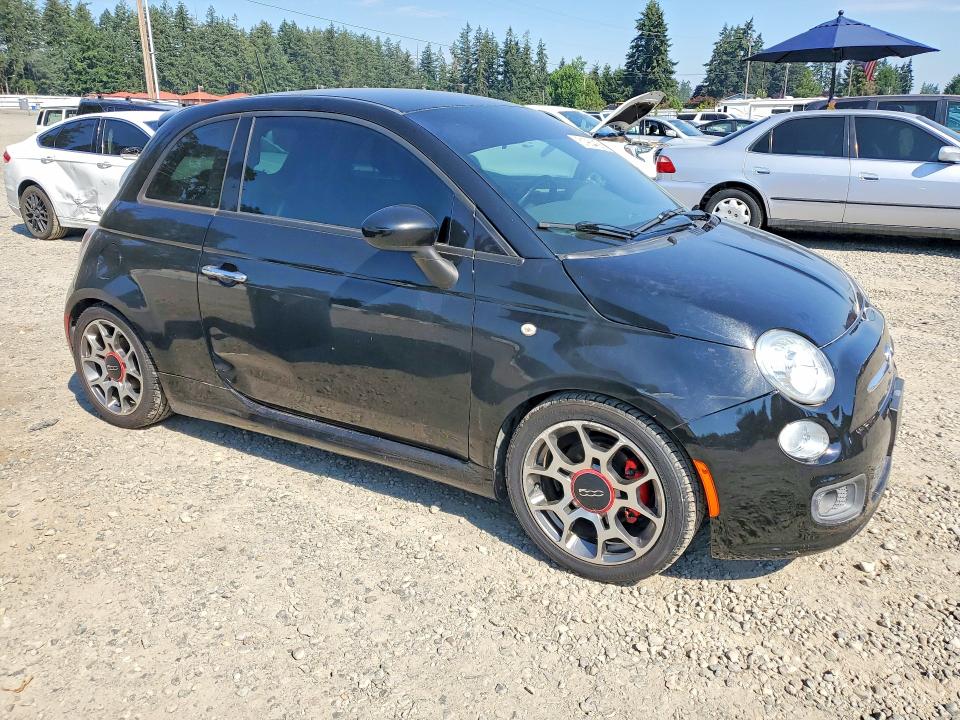 2015 Fiat 500 VIN 3C3CFFBR7FT500375 COPART salvage auction — SIDE, Wa - Vehicle Cert Of Ownership-Titl, sold $400 on 2026-08-18 (photo 4)