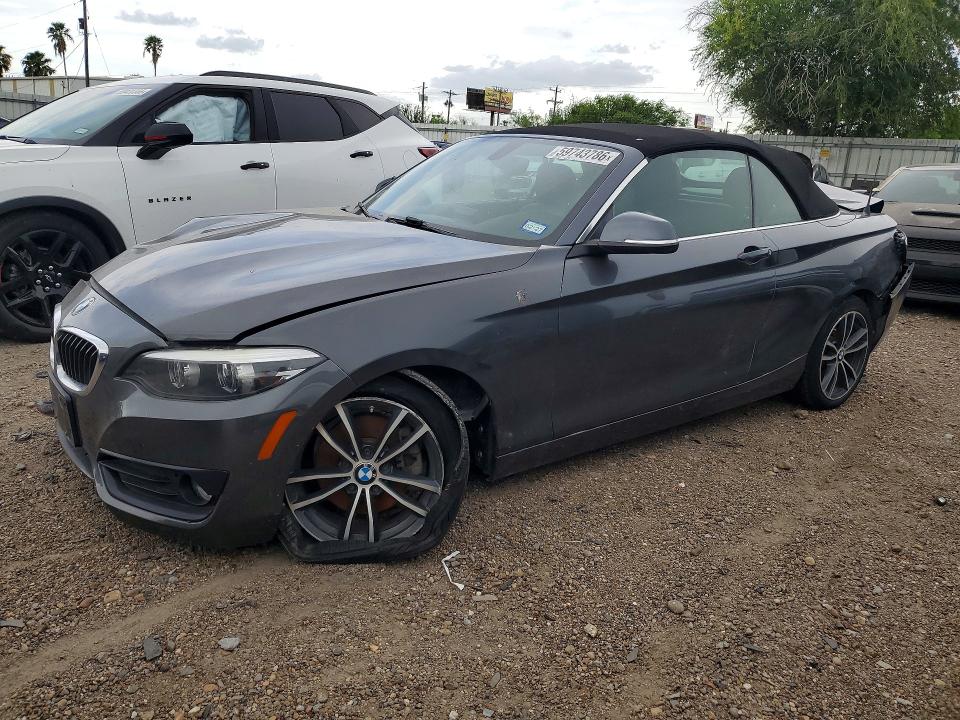 2018 BMW 2 series VIN WBA2M7C55JVD51729 COPART salvage auction — ALL OVER, Tx - Salvage Vehicle Title, sold $100 on 2026-07-29 (photo 1)