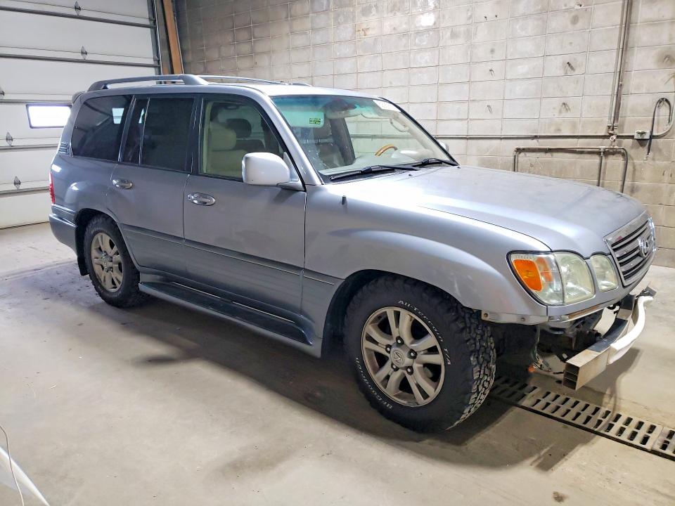 2005 Lexus Lx 470 VIN JTJHT00W253551614 COPART salvage auction — FRONT END, Mn - Cert Of Title-Salvage, sold $275 on 2026-07-30 (photo 4)