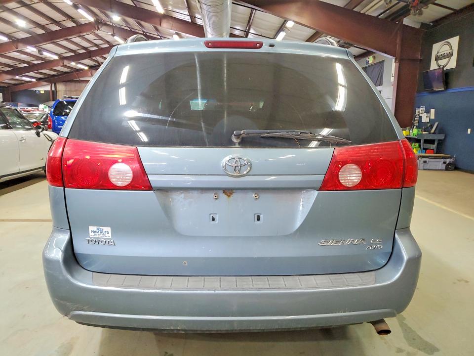2007 Toyota Sienna VIN 5TDBK23C47S002278 COPART salvage auction — MINOR DENT/SCRATCHES, Vt - Certificate Of Title, sold $1,550 on 2026-07-31 (photo 6)