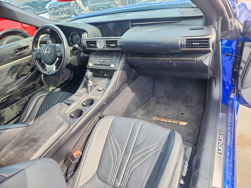 2017 Lexus Rc-f VIN JTHHP5BC4H5006190 COPART salvage auction — FRONT END, Tx - Salvage Vehicle Title, sold $8,600 on 2026-07-23 (photo 8)