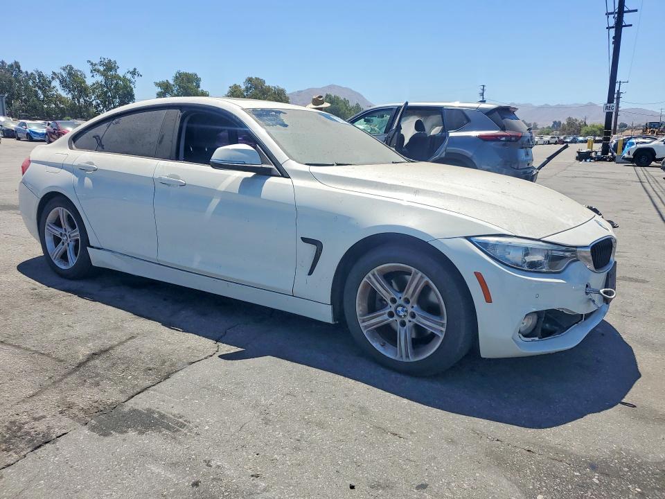 2015 BMW 4er VIN WBA4A9C58FGL85959 COPART salvage auction — VANDALISM, Ca - Salvage Certificate, sold $825 on 2026-07-23 (photo 4)