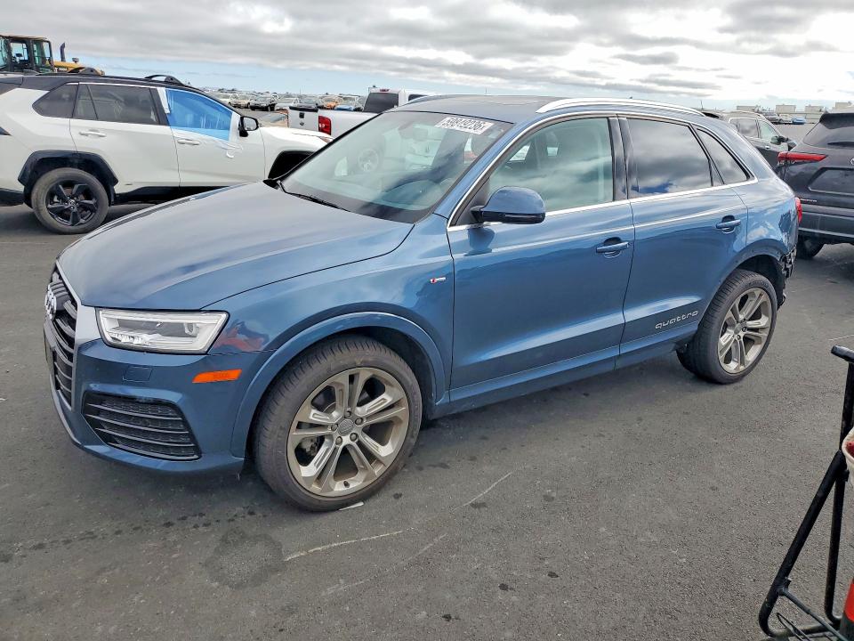 2016 Audi Q3 VIN WA1GFCFS5GR015570 COPART salvage auction — SIDE, Ca - Salvage Certificate, sold $3,750 on 2026-07-13 (photo 1)