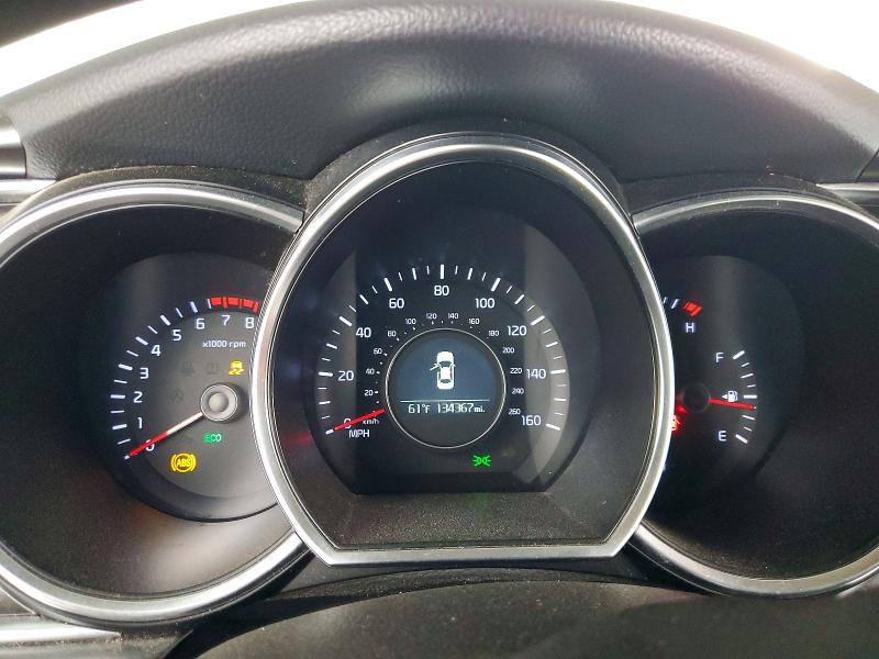 2014 Kia VIN 5XXGM4A72EG280032 COPART salvage auction — VANDALISM, Ca - Salvage Certificate, sold $575 on 2026-07-14 (photo 9)