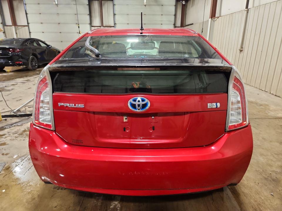 2013 Toyota Prius VIN JTDKN3DU3D5579566 COPART salvage auction — FRONT END, Pa - Certificate Of Salvage, sold $3,750 on 2026-07-17 (photo 6)