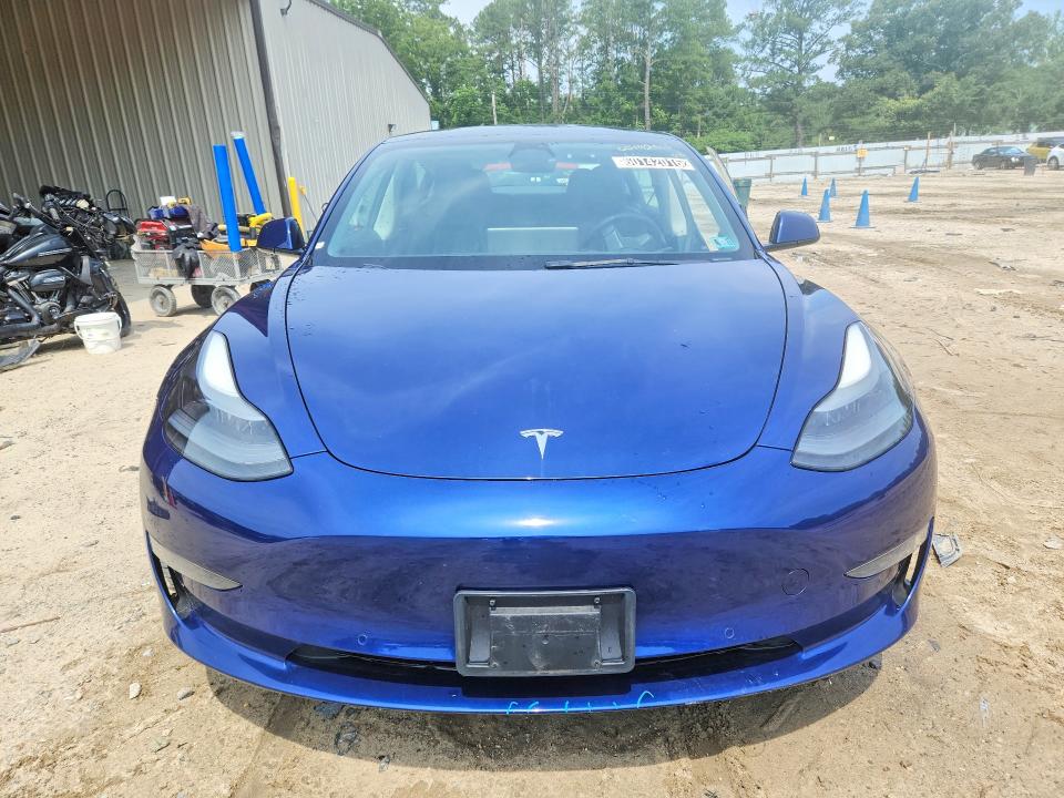 2022 Tesla Model 3 VIN 5YJ3E1EA9NF287417 COPART salvage auction — SIDE, NJ - CERTIFICATE OF TITLE, sold $5,200 on 2026-07-22 (photo 5)