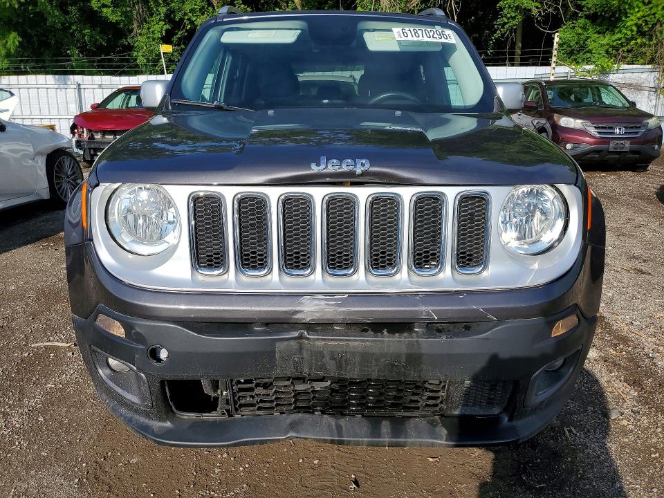2017 Jeep Renegade VIN ZACCJBDB7HPF47984 COPART salvage auction — FRONT END, On - Permit Salvage, sold $2,550 on 2026-08-13 (photo 5)