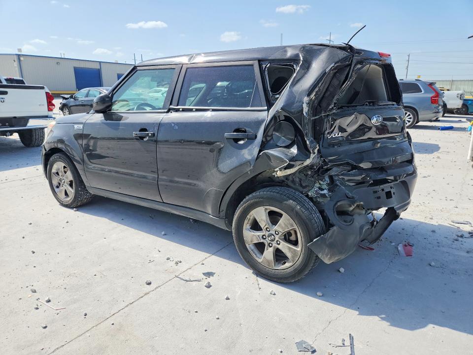 2018 Kia Soul VIN KNDJN2A22J7544672 COPART salvage auction — REAR END, Tx - Salvage Vehicle Title, sold $725 on 2026-07-31 (photo 2)