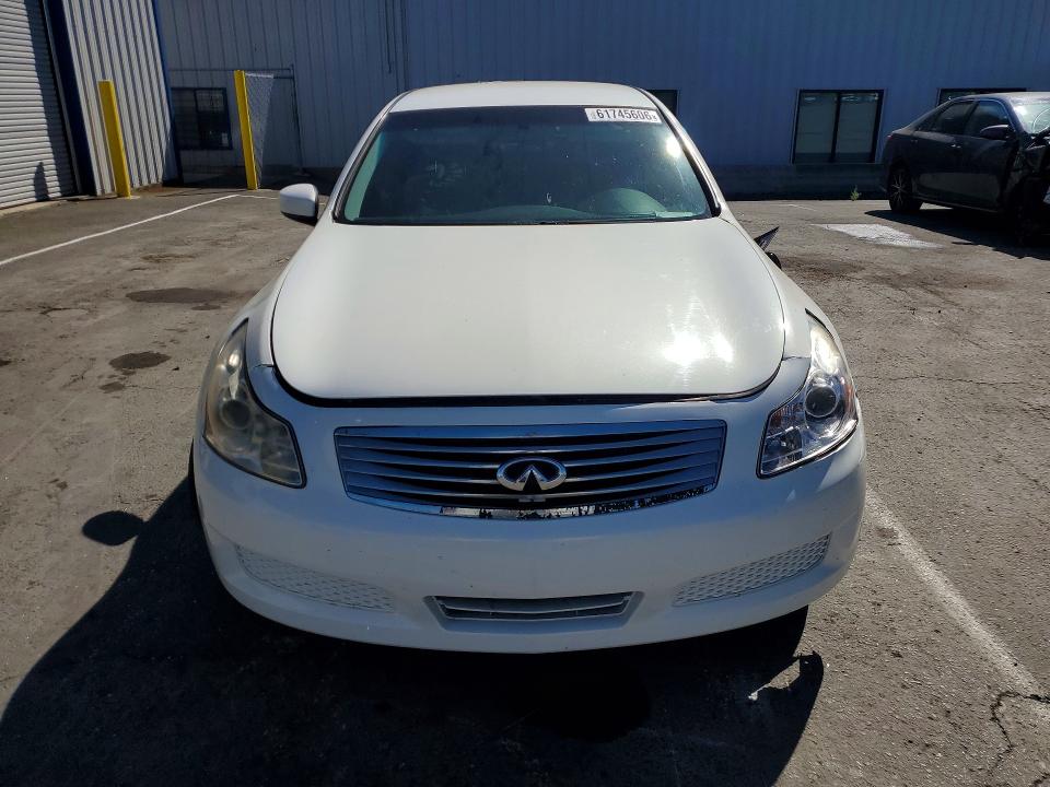 2009 Infiniti G37 VIN JNKCV61F69M358096 COPART salvage auction — SIDE, CA - SALVAGE CERTIFICATE, sold $125 on 2026-07-31 (photo 5)