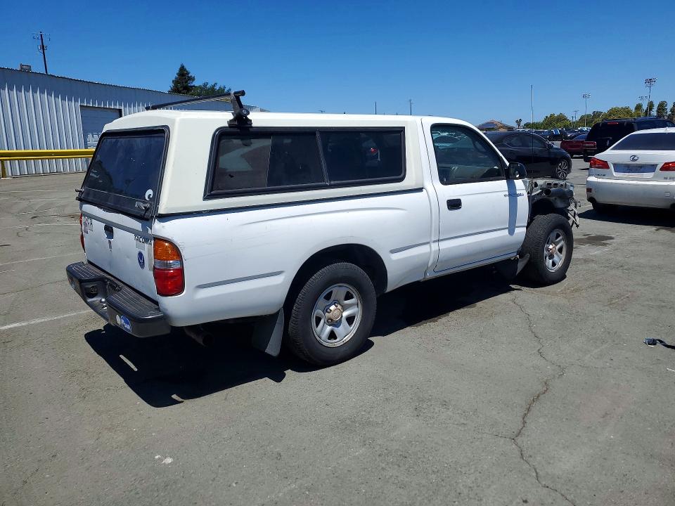 2002 Toyota Tacoma VIN 5TENL42N92Z136062 COPART salvage auction — FRONT END, Ca - Dis/Dlr/Exp Only Clean Title, sold $1,650 on 2026-07-31 (photo 3)