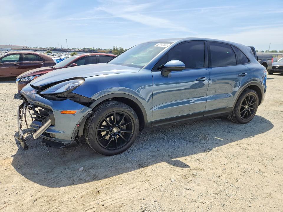 2019 Porsche Cayenne VIN WP1AA2AYXKDA00616 COPART salvage auction — FRONT END, CA - SALVAGE CERTIFICATE, sold $400 on 2026-07-23 (photo 1)