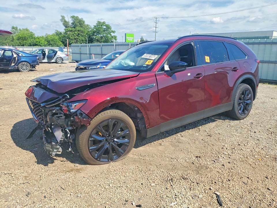 2026 Mazda Cx-90 VIN JM3KKCHD8T1387463 COPART salvage auction — FRONT END, IL - SALVAGE CERTIFICATE (P), sold $8,000 on 2026-07-13 (photo 1)
