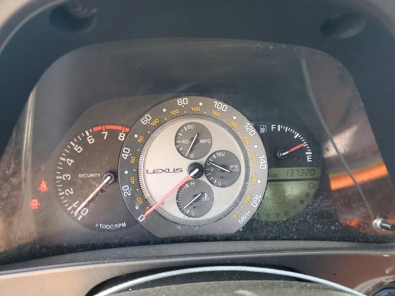 2001 Lexus Is 300 VIN JTHBD182710028659 COPART salvage auction — SIDE, CA - SALVAGE CERTIFICATE, sold $1,400 on 2026-07-21 (photo 9)