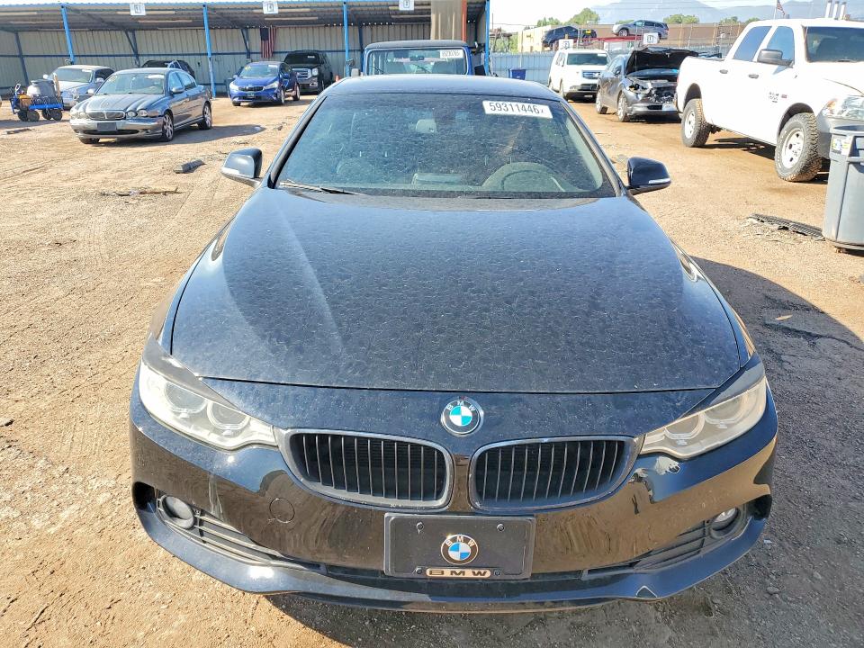 2014 BMW 4er VIN WBA3V7C58EP770635 COPART salvage auction — MECHANICAL, Co - Dis/Dlr/Exp Only Clean Title (P), sold $1,100 on 2026-07-08 (photo 5)