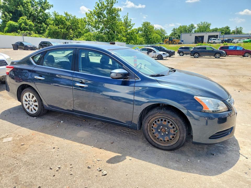 2013 Nissan Sentra VIN 3N1AB7AP9DL706088 COPART salvage auction — MINOR DENT/SCRATCHES, Mo - Certificate Of Title, sold $1,000 on 2026-07-22 (photo 4)