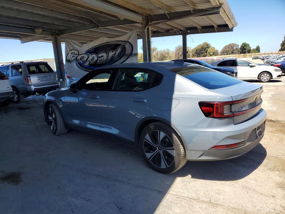2023 Polestar 2 VIN YSMEG3KA1PL164332 COPART salvage auction — FRONT END, CA - CERTIFICATE OF TITLE, sold $6,300 on 2026-08-10 (photo 2)