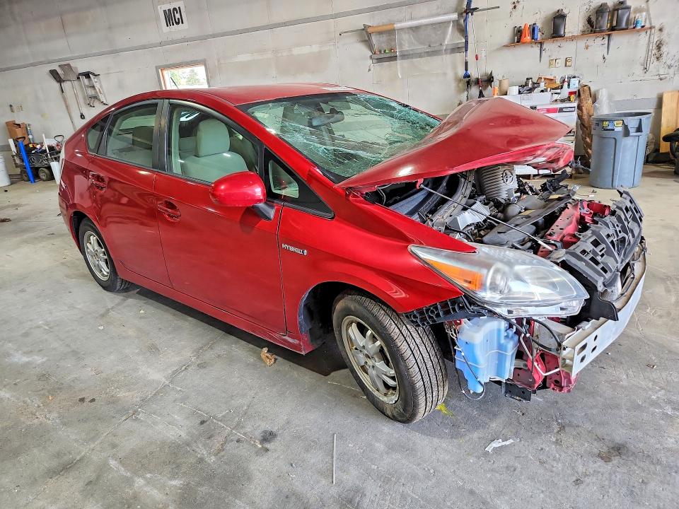 2011 Toyota Prius VIN JTDKN3DUXB1409645 COPART salvage auction — FRONT END, MI - CERTIFICATE OF TITLE, sold $200 on 2026-07-24 (photo 4)