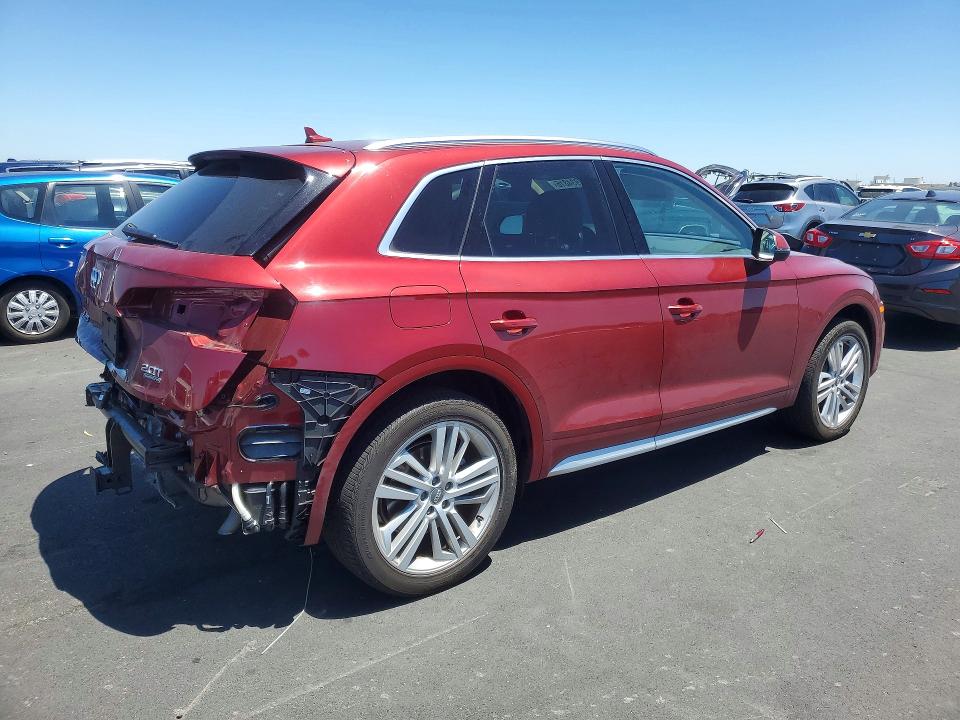 2018 Audi VIN WA1BNAFY4J2165224 COPART salvage auction — REAR END, Ca - Salvage Certificate, sold $10,600 on 2026-07-15 (photo 3)