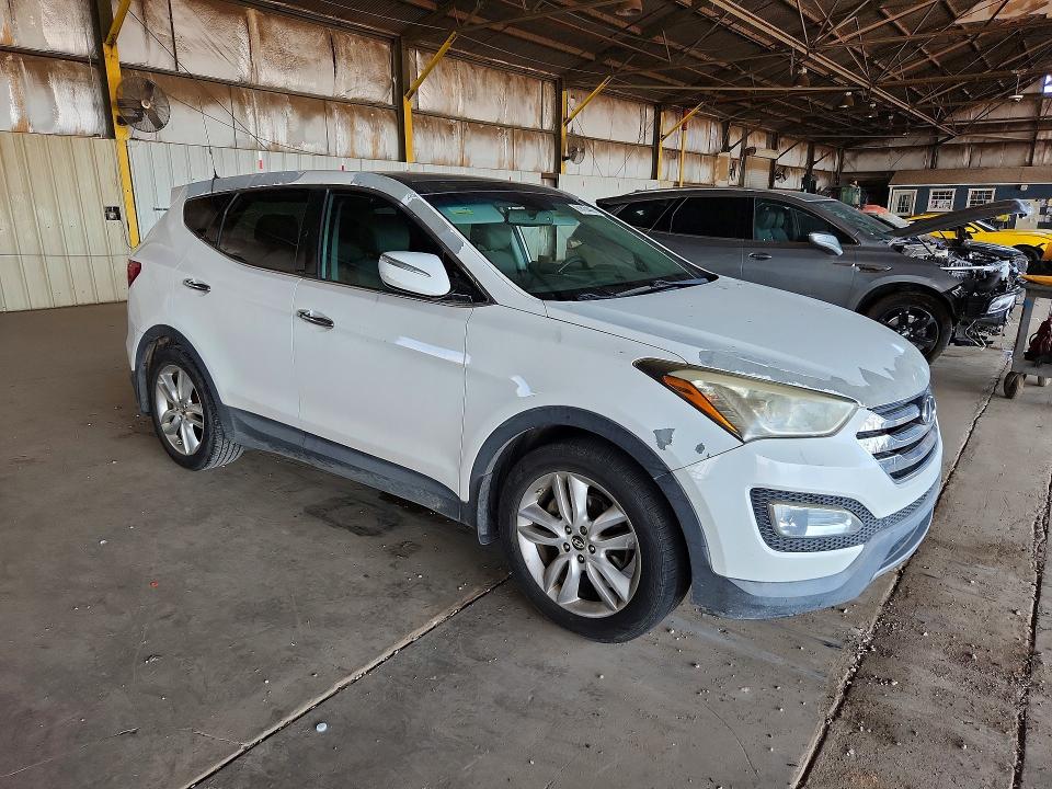 2013 Hyundai Santa fe VIN 5XYZW3LA2DG105344 COPART salvage auction — MINOR DENT/SCRATCHES, AZ - CERTIFICATE OF TITLE, sold $1,150 on 2026-07-29 (photo 4)