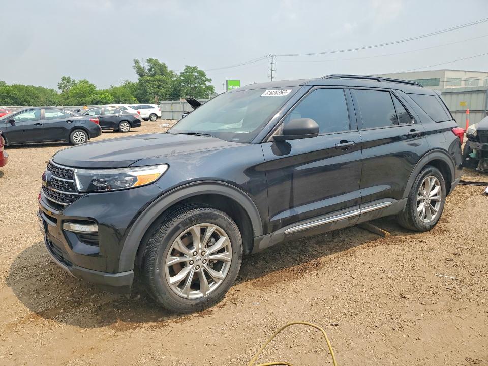 2021 Ford Explorer VIN 1FMSK8DH7MGC05812 — COPART salvage auction photo