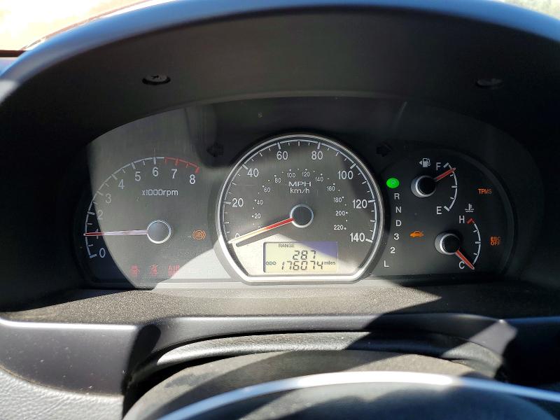 2008 Hyundai Elantra VIN KMHDU46D98U305844 COPART salvage auction — REAR END, CA - SALVAGE CERTIFICATE, sold $575 on 2026-07-17 (photo 9)