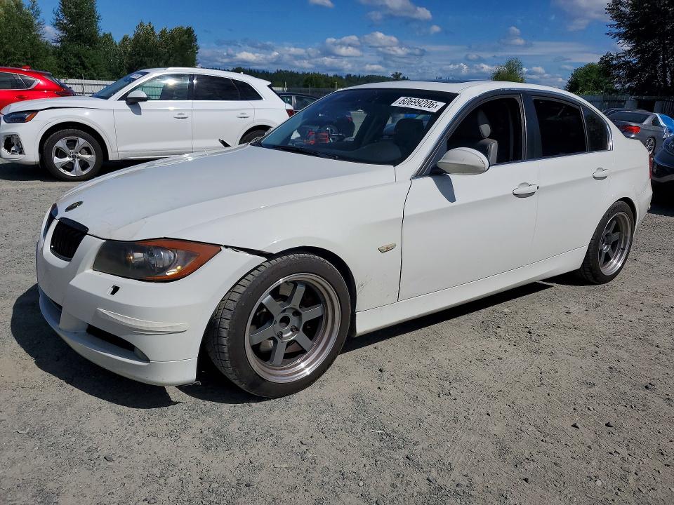 2006 BMW 3 series VIN WBAVB33506PS12838 COPART salvage auction — FRONT END, WA - BILL OF SALE, sold $250 on 2026-07-20 (photo 1)