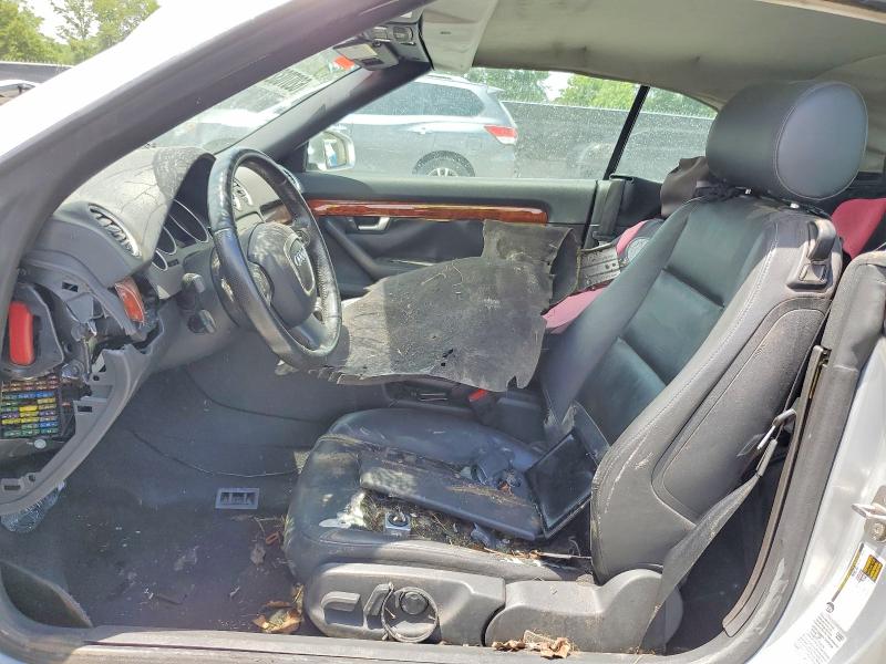 2007 Audi A4 VIN WAUDH48H57K026200 COPART salvage auction — FRONT END, SC - CERTIFICATE OF TITLE, sold $350 on 2026-07-27 (photo 7)