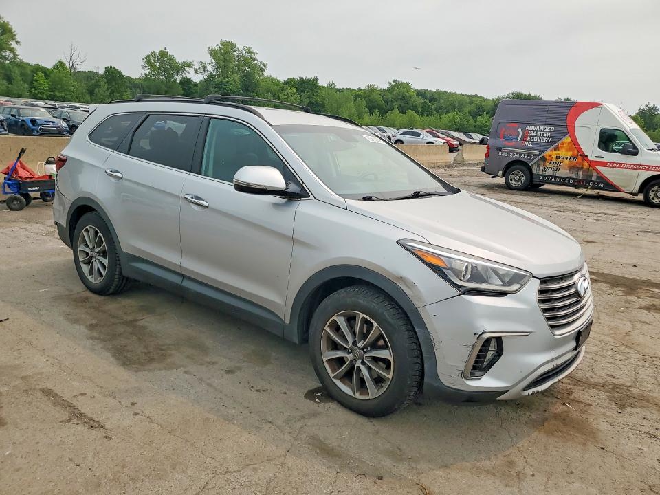 2017 Hyundai Santa fe VIN KM8SNDHFXHU172790 COPART salvage auction — REAR END, NY - MV-907A SALVAGE CERTIFICATE, sold $1,300 on 2026-07-23 (photo 4)