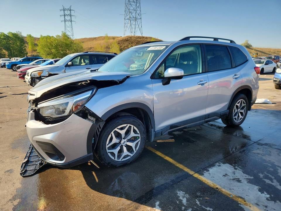 2021 Subaru Forester VIN JF2SKAJC2MH592415 COPART salvage auction — FRONT END, Co - Salvage Title, sold $3,400 on 2026-08-31 (photo 1)