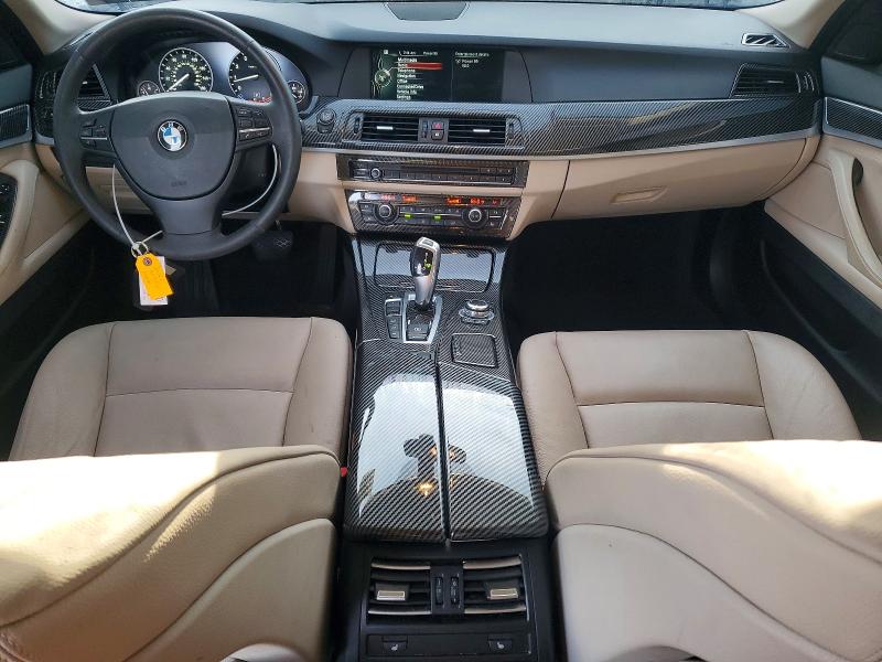 2013 BMW 5er VIN WBAFU7C58DDU72554 COPART salvage auction — WATER/FLOOD, Pa - Cert Of Salvage-W=Flood Veh, sold $2,250 on 2026-07-17 (photo 8)