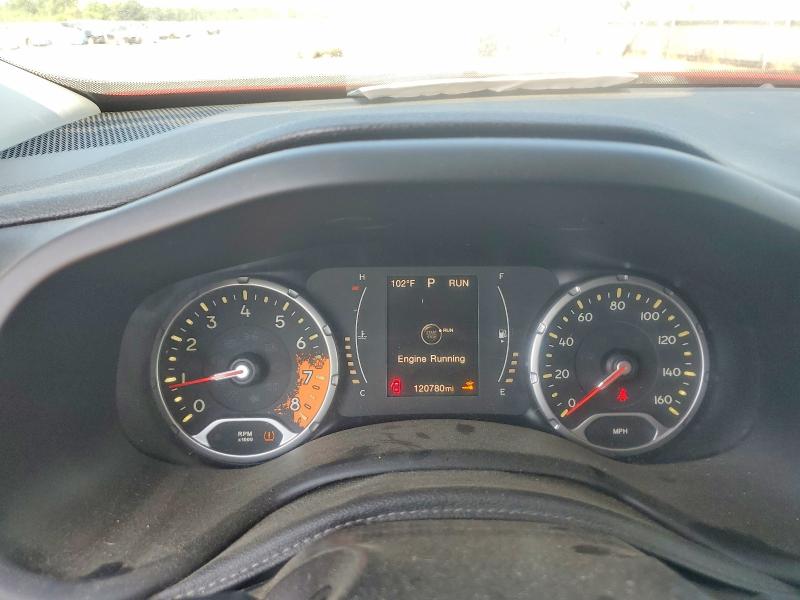 2016 Jeep Renegade VIN ZACCJABT0GPE14147 COPART salvage auction — REAR END, AL - CERT OF TITLE-SALVAGE TITLE, sold $1,600 on 2026-08-13 (photo 9)