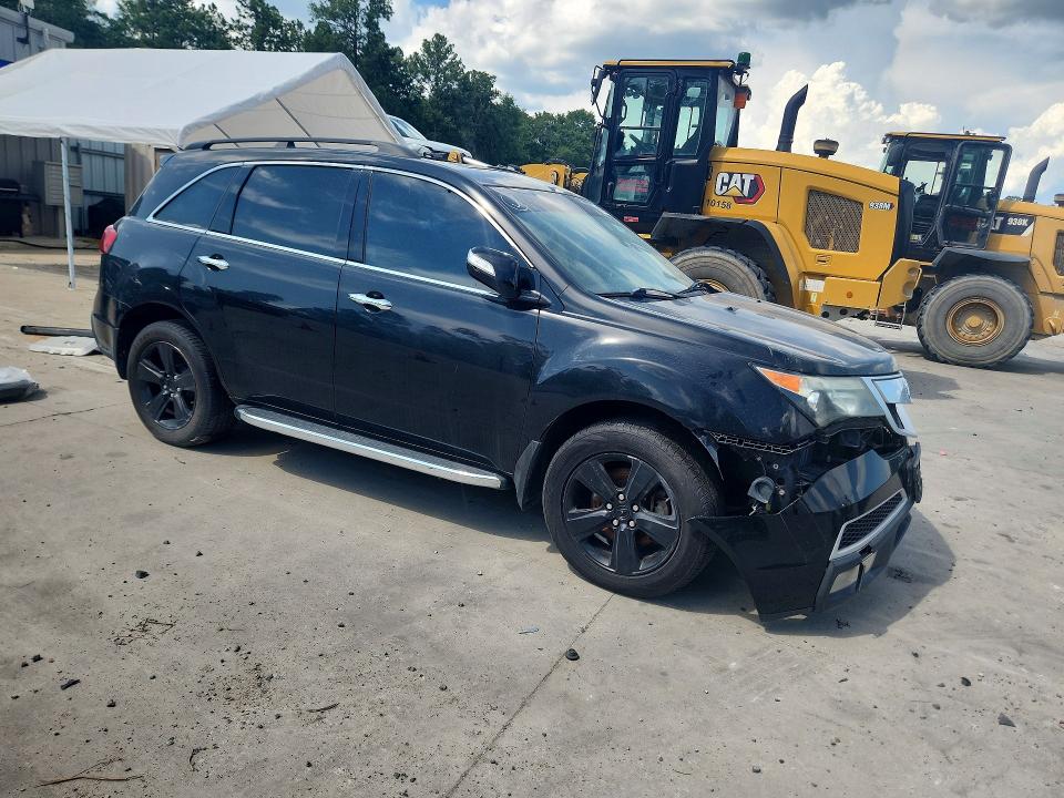 2012 Acura MDX VIN 2HNYD2H21CH503183 COPART salvage auction — FRONT END, Ga - Bill Of Sale - Parts Only, sold $375 on 2026-09-08 (photo 4)
