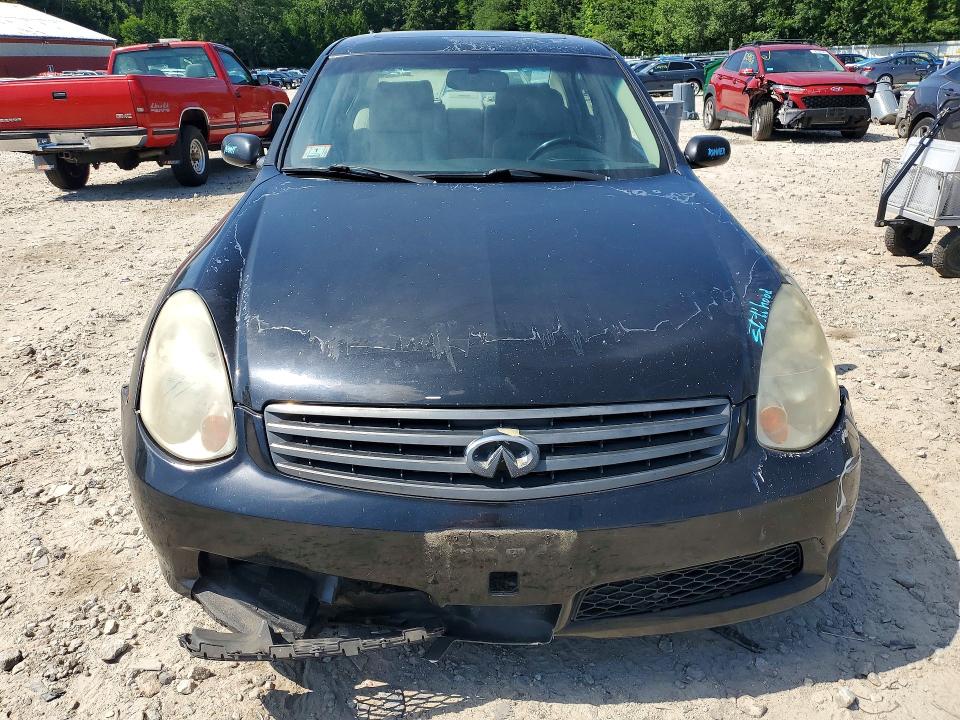 2006 Infiniti G35 VIN JNKCV51F86M607116 COPART salvage auction — FRONT END, MA - CERT OF TITLE-RECONSTRCTD COLL, sold $325 on 2026-07-23 (photo 5)