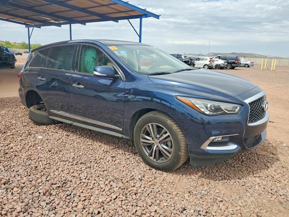 2019 Infiniti Qx60 VIN 5N1DL0MNXKC500078 COPART salvage auction — SIDE, Az - Cert Of Title - Salvage, sold $2,500 on 2026-08-27 (photo 4)