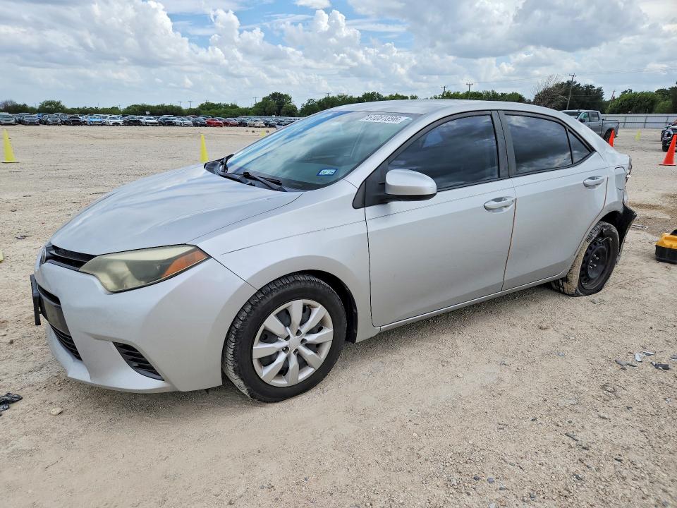 2016 Toyota Corolla VIN 5YFBURHE7GP411106 COPART salvage auction — REAR END, Tx - Salvage Vehicle Title, sold $10 on 2026-07-30 (photo 1)