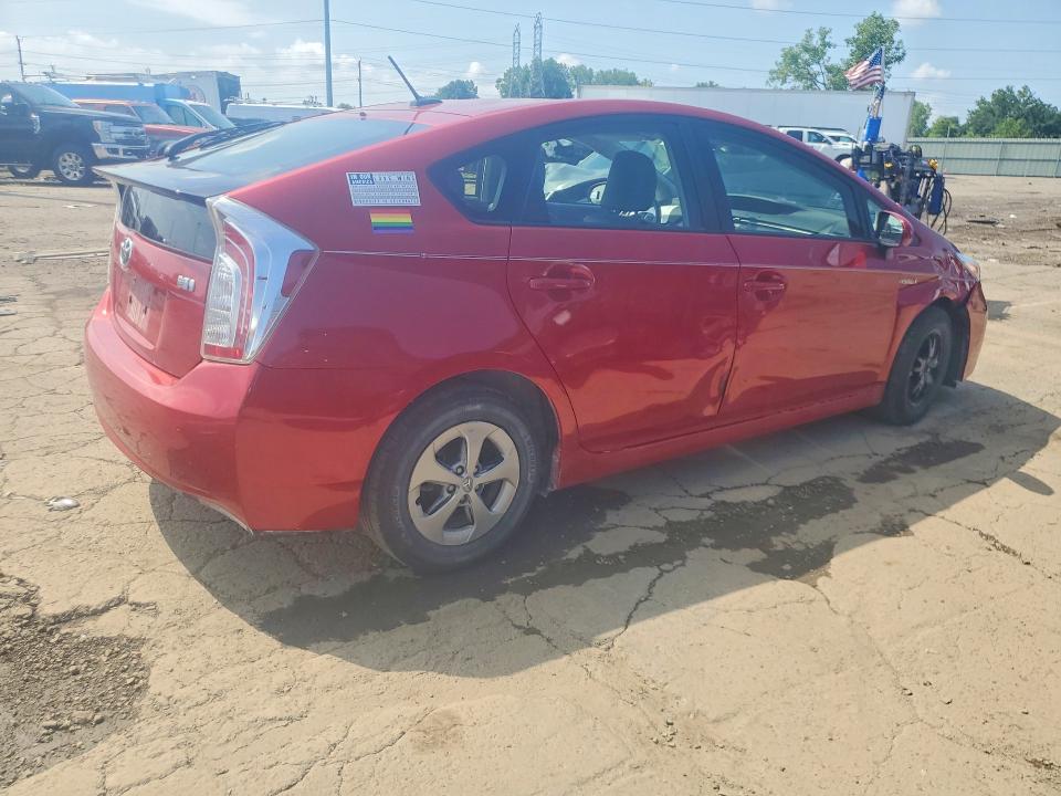 2013 Toyota Prius VIN JTDKN3DU9D0343646 COPART salvage auction — FRONT END, MI - CERTIFICATE OF TITLE, sold $3,150 on 2026-07-24 (photo 3)