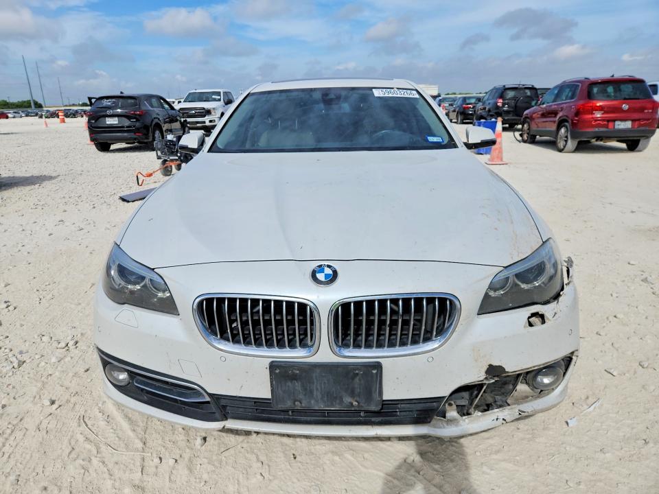 2014 BMW 5er VIN WBA5B1C53ED481596 COPART salvage auction — FRONT END, Tx - Salvage Vehicle Title, sold $1,100 on 2026-08-20 (photo 5)