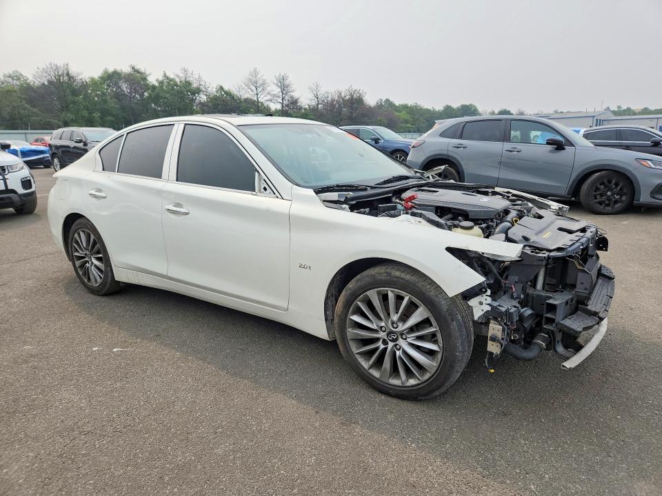 2018 Infiniti Q50 VIN JN1CV7AR7JM280520 COPART salvage auction — FRONT END, AZ - CERT OF TITLE - SALVAGE, sold $475 on 2026-07-27 (photo 4)