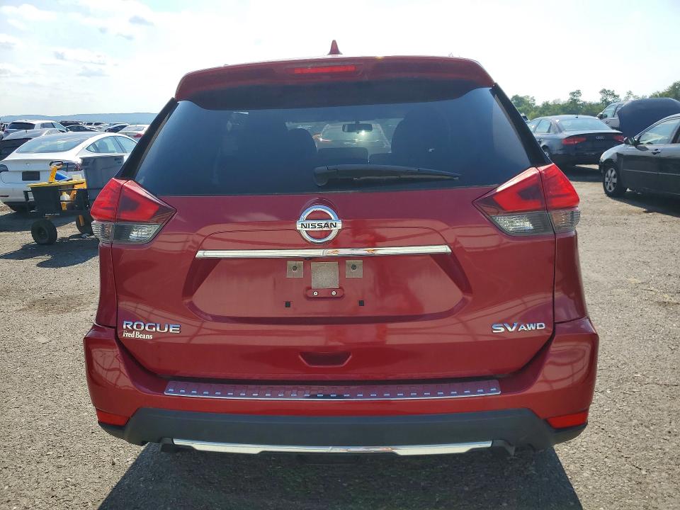 2017 Nissan Rogue VIN JN8AT2MV6HW277018 COPART salvage auction — FRONT END, Pa - Certificate Of Salvage, sold $2,100 on 2026-07-31 (photo 6)