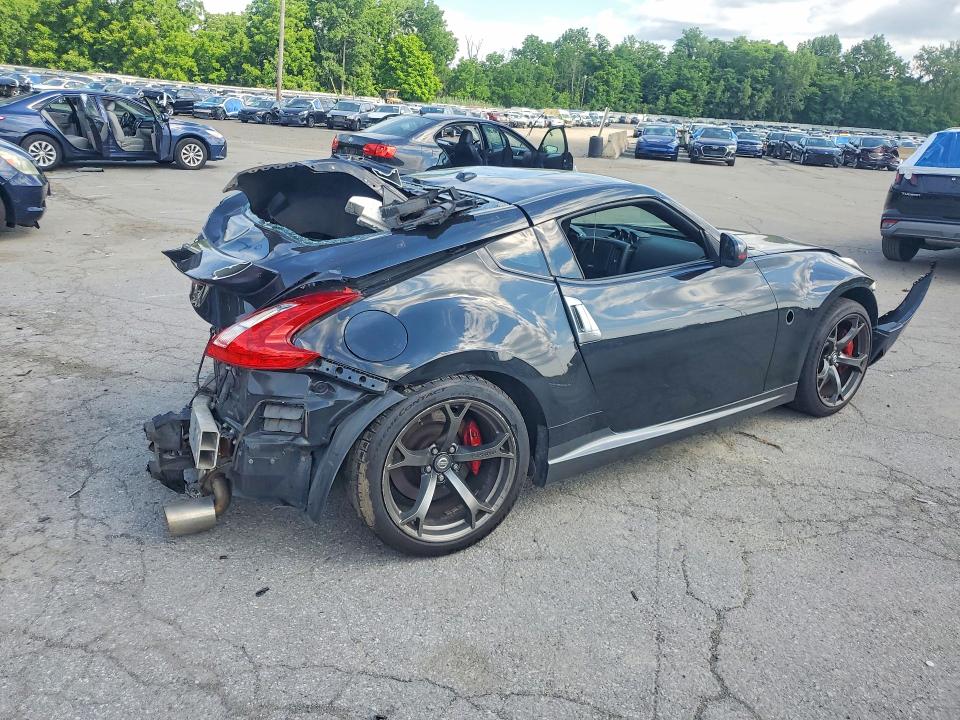 2014 Nissan 370z VIN JN1AZ4EH8EM630657 COPART salvage auction — REAR END, Ny - Mv907A-Parts Only, sold $2,600 on 2026-07-30 (photo 3)