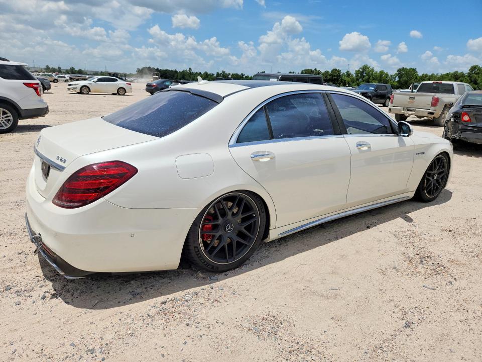 2020 Mercedes-benz S-klasse amg VIN WDDUG8JBXLA510758 COPART salvage auction — WATER/FLOOD, Tx - Salvage Title-Flood Damage, sold $30,500 on 2026-08-18 (photo 3)
