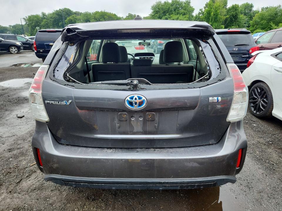 2016 Toyota Prius VIN JTDZN3EU4GJ042956 COPART salvage auction — FRONT END, Ny - Cert Of Title-Salvage, sold $525 on 2026-07-30 (photo 6)