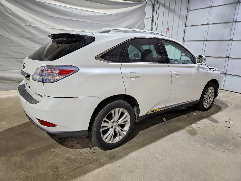 2010 Lexus Rx 450h VIN JTJBC1BAXA2029911 COPART salvage auction — FRONT END, PA - CERTIFICATE OF SALVAGE, sold $2,950 on 2026-07-21 (photo 3)