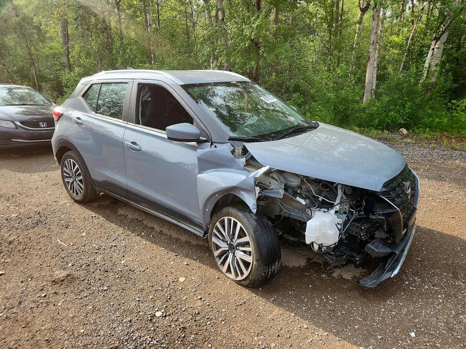2025 Nissan Kicks VIN 3N1CP5CV3SL468746 COPART salvage auction — FRONT END, On - Permit No Brand - Unfit, sold $200 on 2026-07-30 (photo 4)