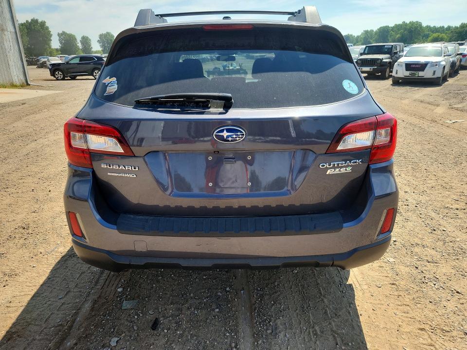 2015 Subaru Outback VIN 4S4BSACC7F3333572 COPART salvage auction — SIDE, MI - CERTIFICATE OF TITLE, sold $275 on 2026-07-22 (photo 6)