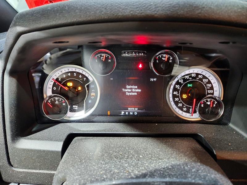 2021 Ram 1500 VIN 1C6RR7GG9MS590807 COPART salvage auction — FRONT END, Nh - Cert Of Title-Salvage, sold $9,200 on 2026-08-11 (photo 9)