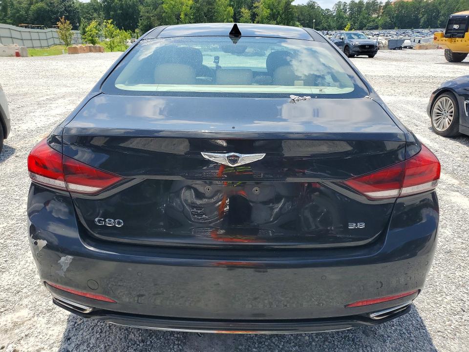 2018 Genesis G80 VIN KMHGN4JE7JU271001 COPART salvage auction — MECHANICAL, Ga - Certificate Of Title, sold $3,300 on 2026-07-29 (photo 6)